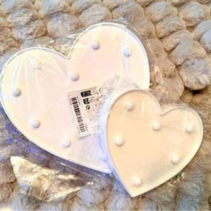 Valentines Day Light Up Battery Operated Small and Large Hearts